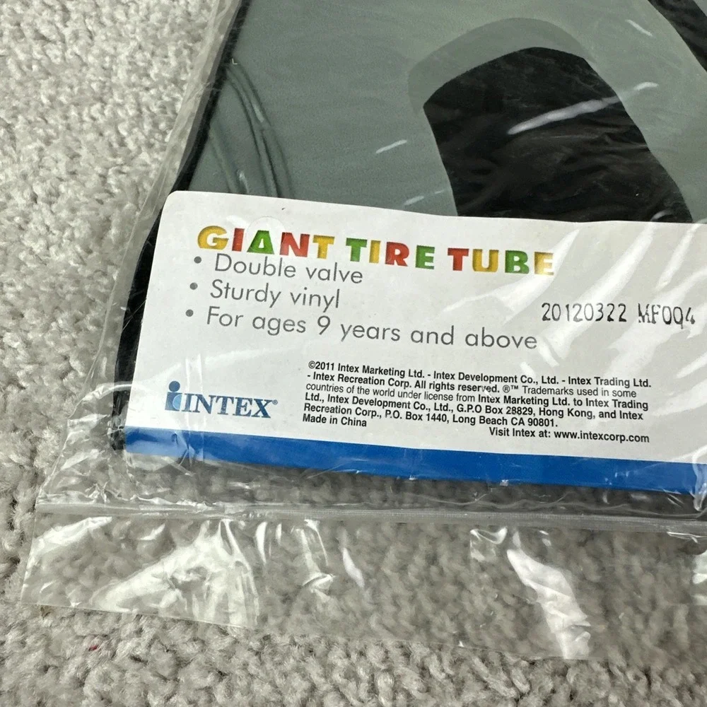 2011 Intex Giant Tire Tube Double‎ Valve Vinyl 36
